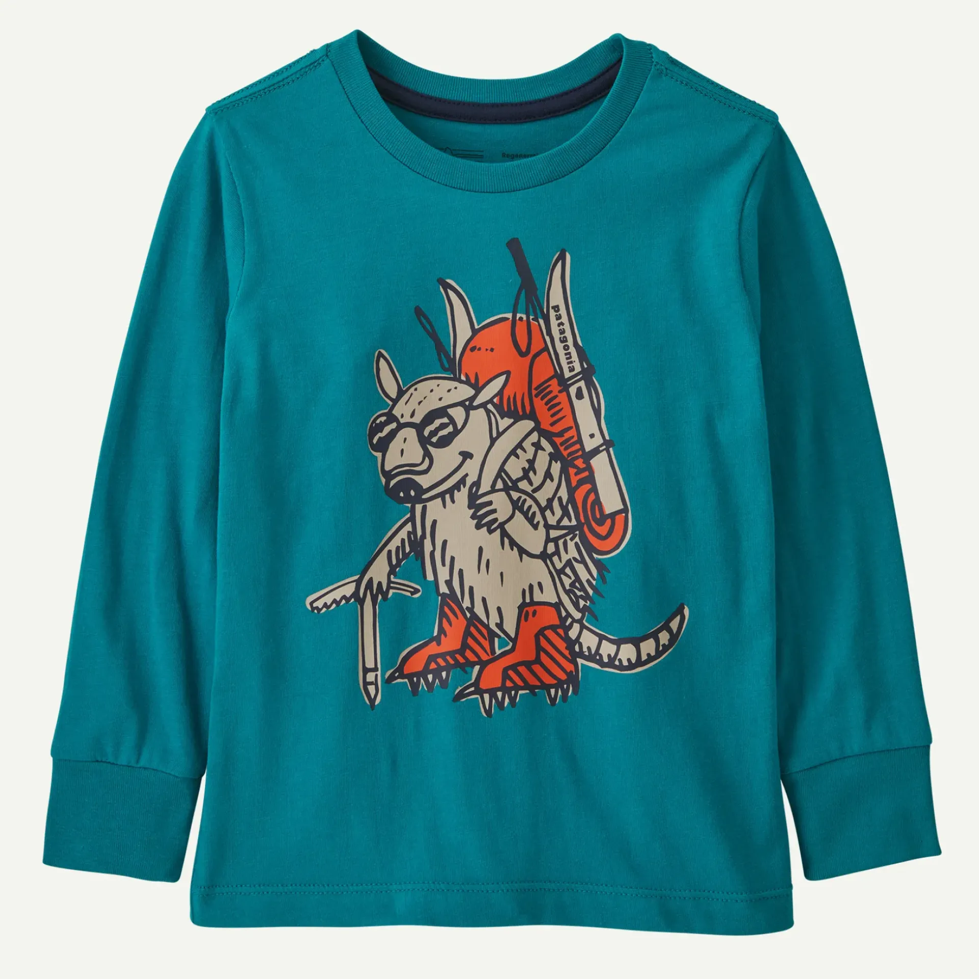 Outlet Baby Long-Sleeved Regenerative Organic Certified® Cotton Graphic T-Shirt Kids Kids' & Baby|Tops