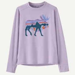 Best Kids' Long-Sleeved Capilene&reg; Silkweight T-Shirt Kids Tops|Girls'