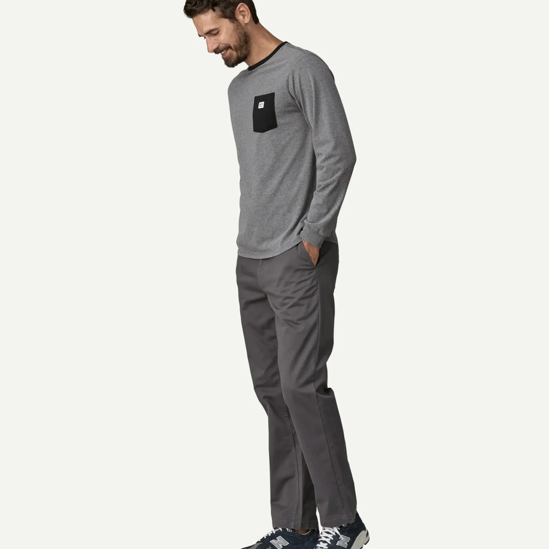 Outlet Long-Sleeved Shop Sticker Pocket Responsibili-Tee® Men's|T-Shirts
