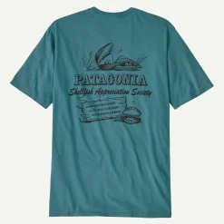 Outlet Men's Aquatic Action Organic T-Shirt T-Shirts|Short Sleeve