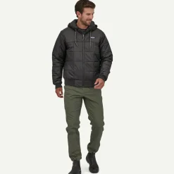 Outlet Men's Box Quilted Hoody Men's|Casual