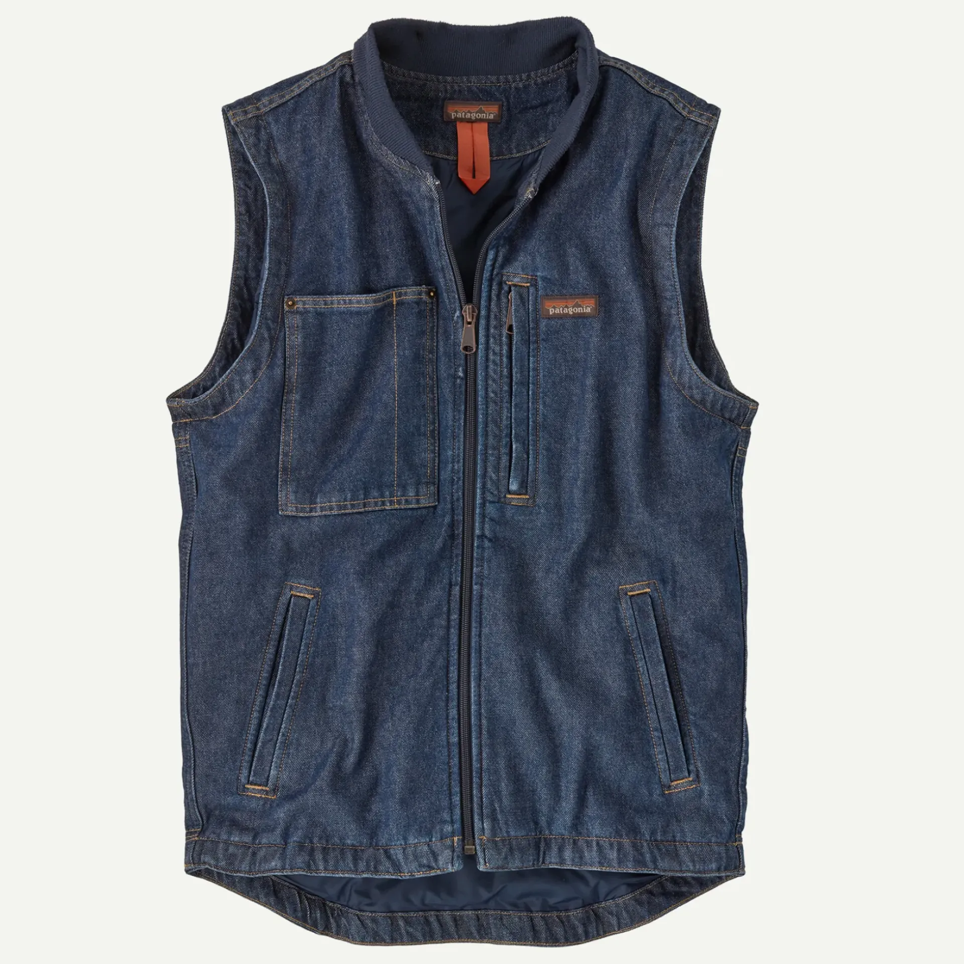 Discount Men's Insulated Work Denim Vest Vests|Casual