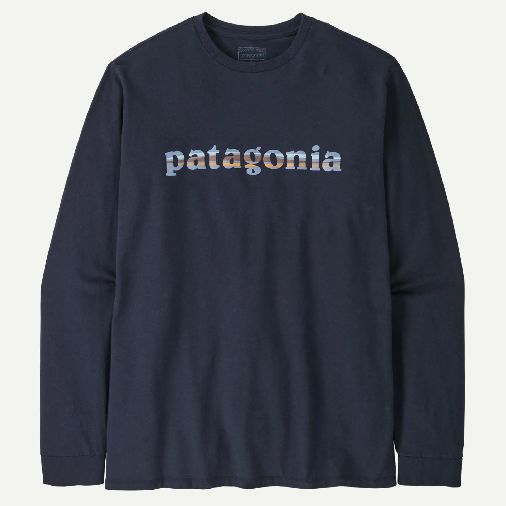 Clearance Men's Long-Sleeved '73 Text Logo Responsibili-Tee® T-Shirts|Long Sleeve