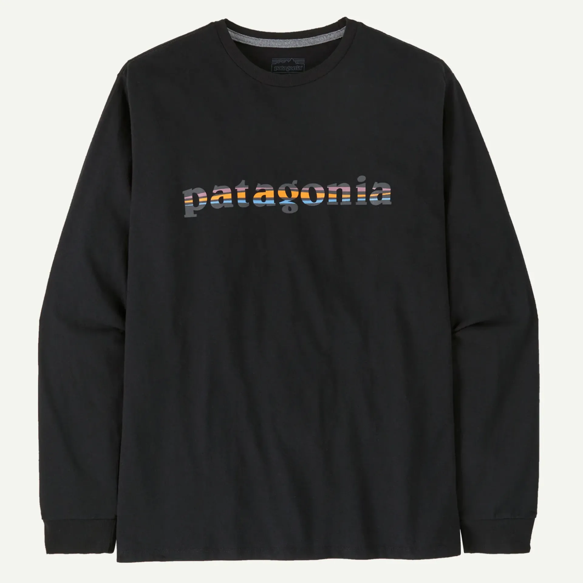 Clearance Men's Long-Sleeved '73 Text Logo Responsibili-Tee® T-Shirts|Long Sleeve