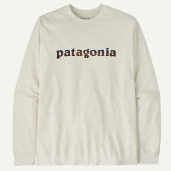 Clearance Men's Long-Sleeved '73 Text Logo Responsibili-Tee® T-Shirts|Long Sleeve