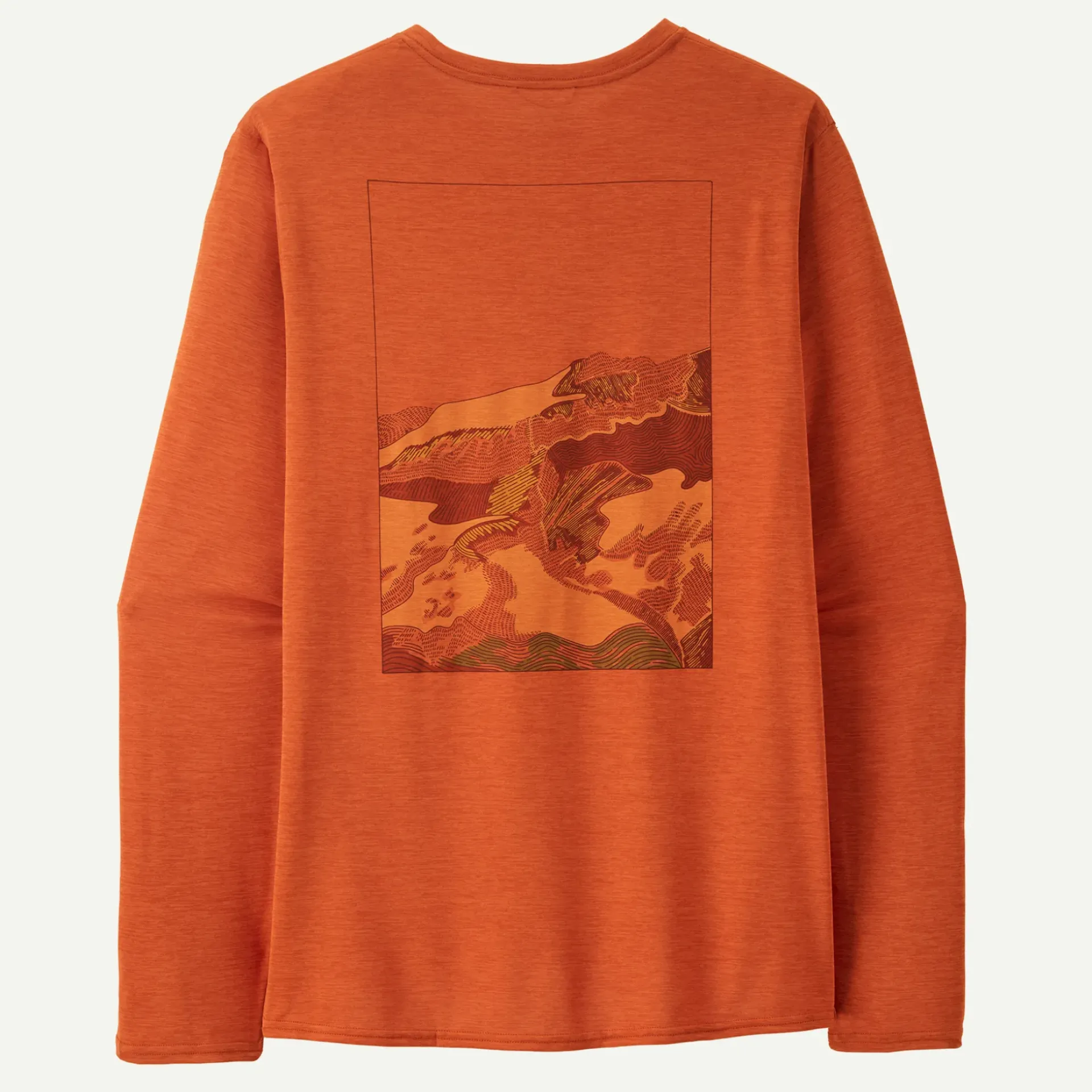Outlet Men's Long-Sleeved Capilene® Cool Daily Graphic Shirt - Lands Shop Men’S|T-Shirts