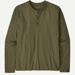 Sale Men's Long-Sleeved Daily Henley Men's|T-Shirts