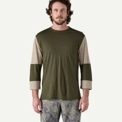 Discount Men's Merino Blend 3/4-Sleeved Bike Jersey Shop Men’S|Long Sleeve