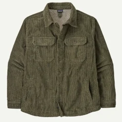 Sale Men's Pile-Lined Corduroy Shirt Jacket Men's|Button Down