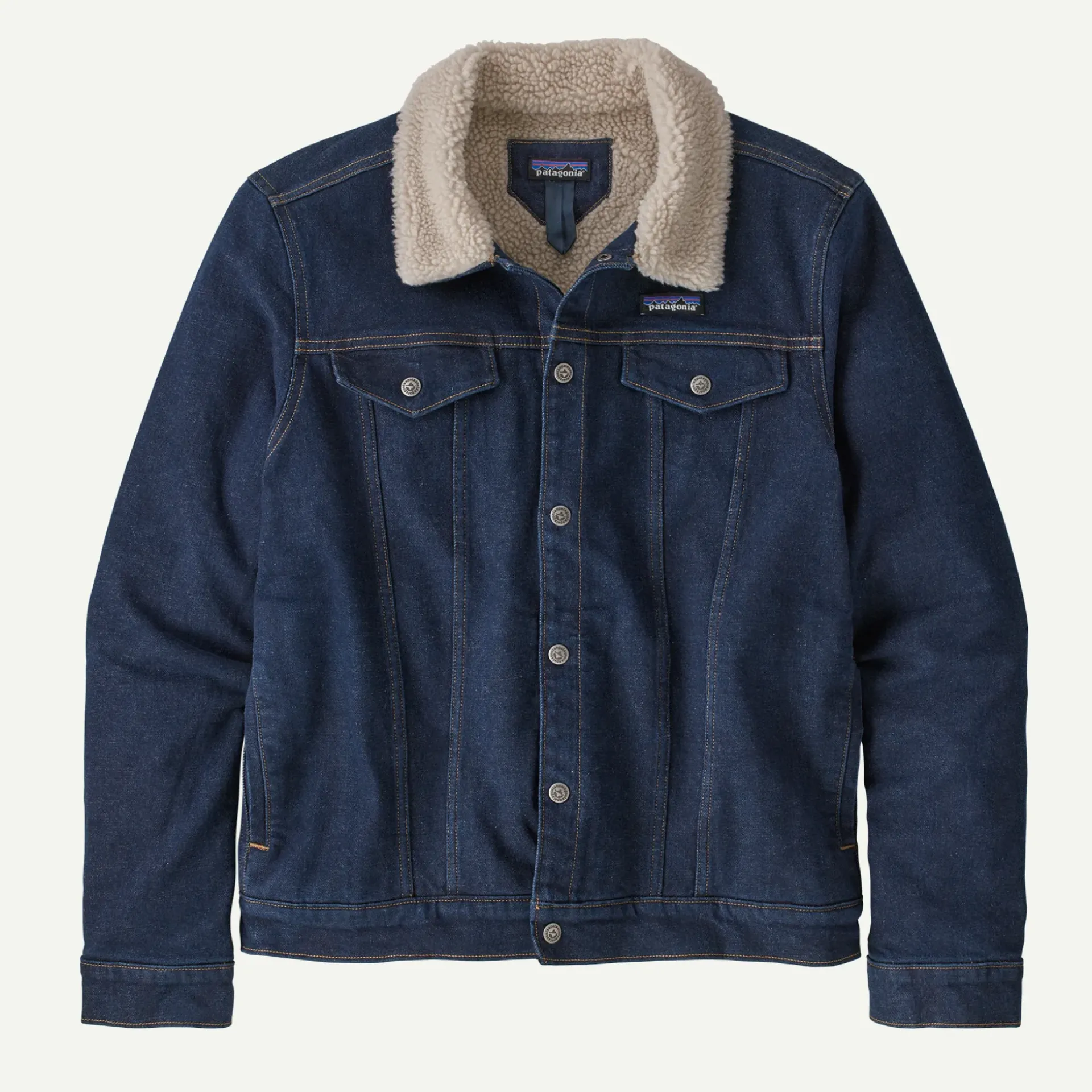 Men's Pile-Lined Trucker Jacket Men's|Casual