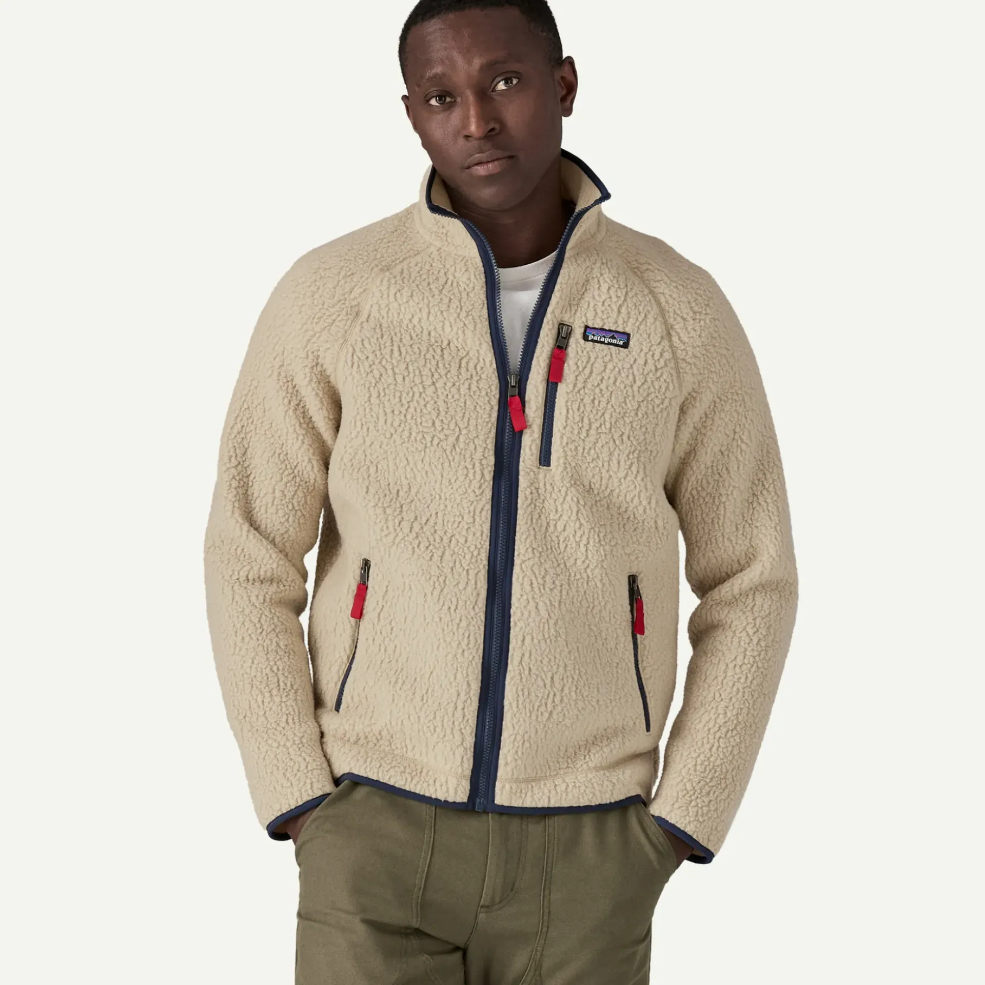 Men's Retro Pile Fleece Jacket Men's|Jackets