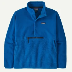 Men's Retro Pile Half-Snap Fleece Pullover Men's|Pullovers