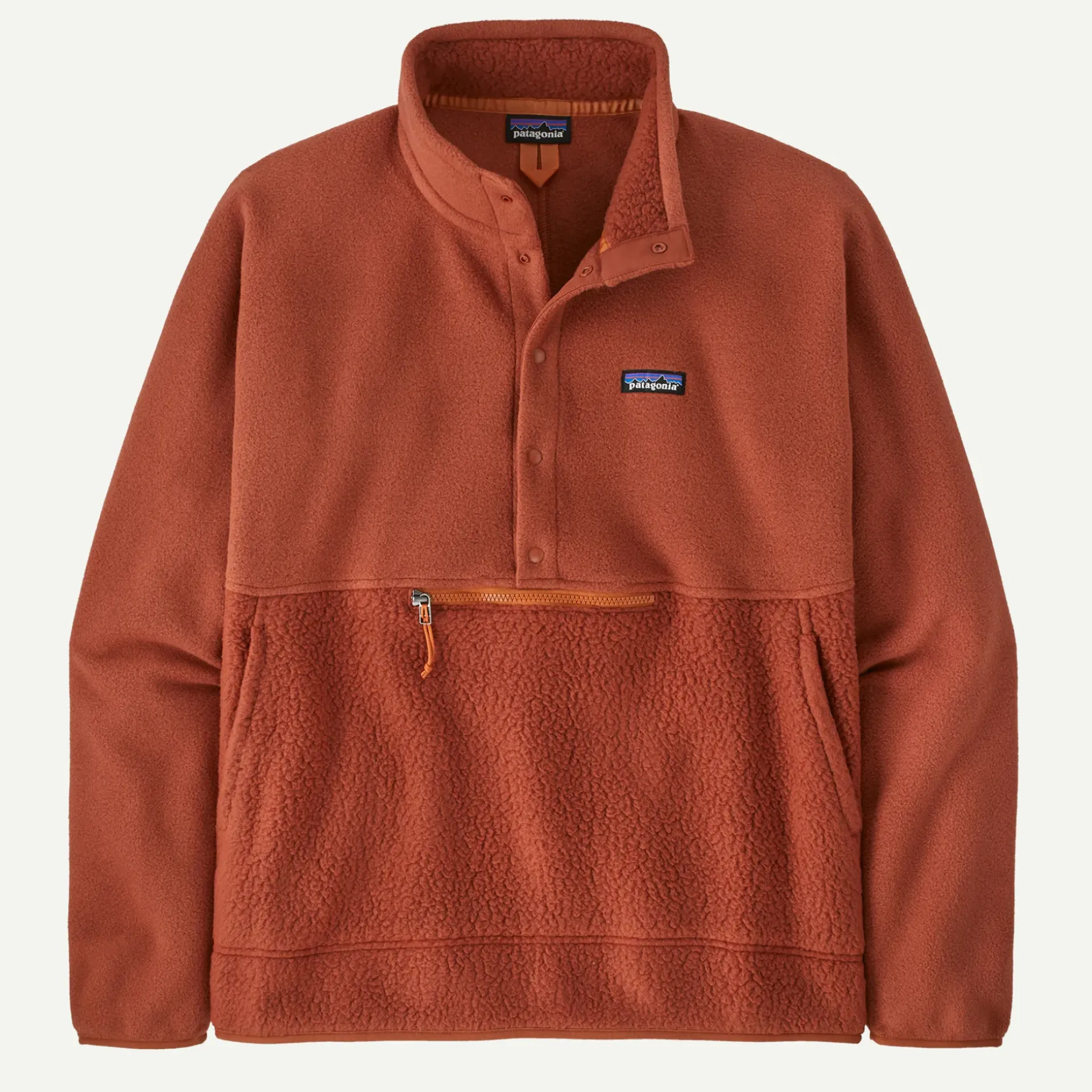 Men's Retro Pile Half-Snap Fleece Pullover Men's|Pullovers