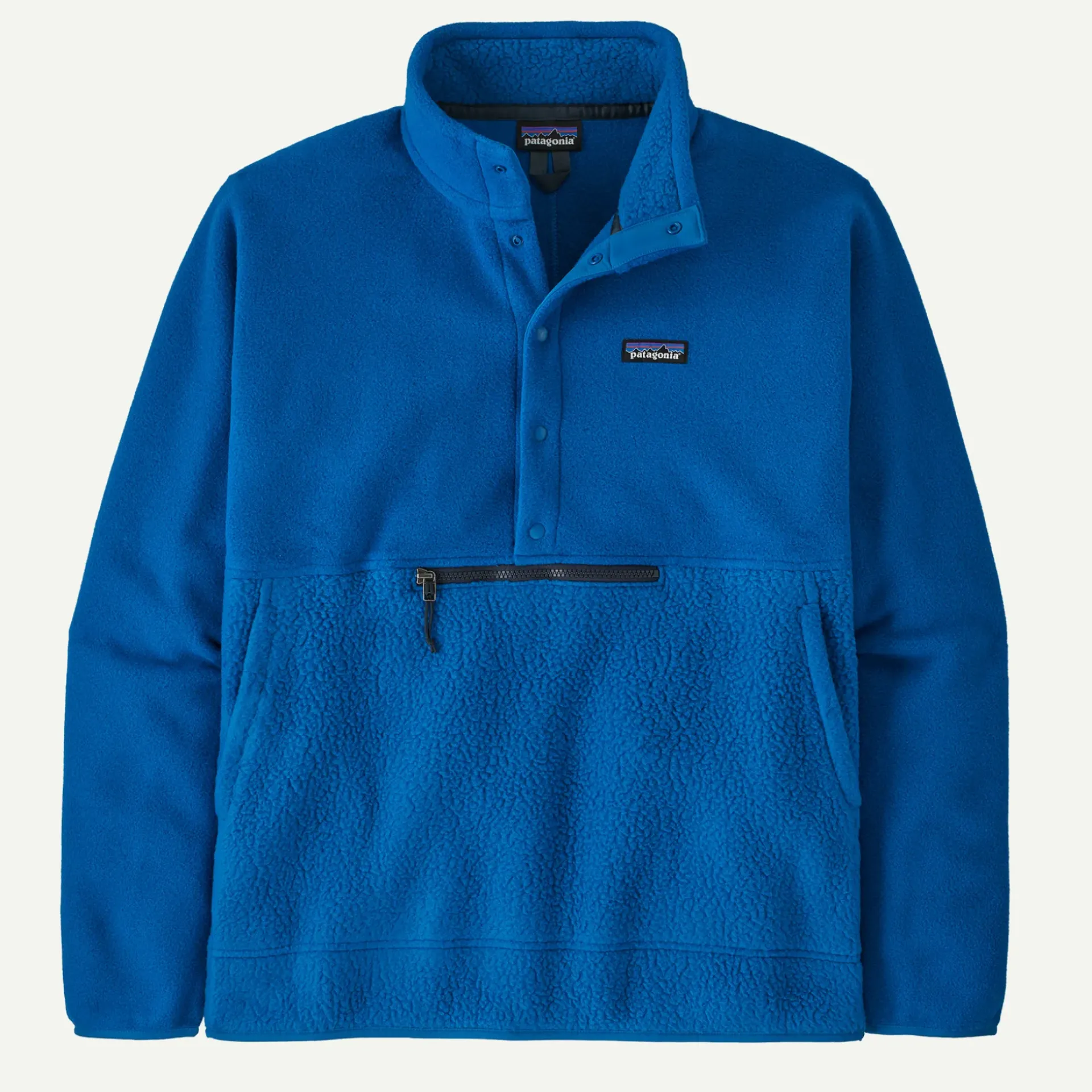 Men's Retro Pile Half-Snap Fleece Pullover Men's|Pullovers