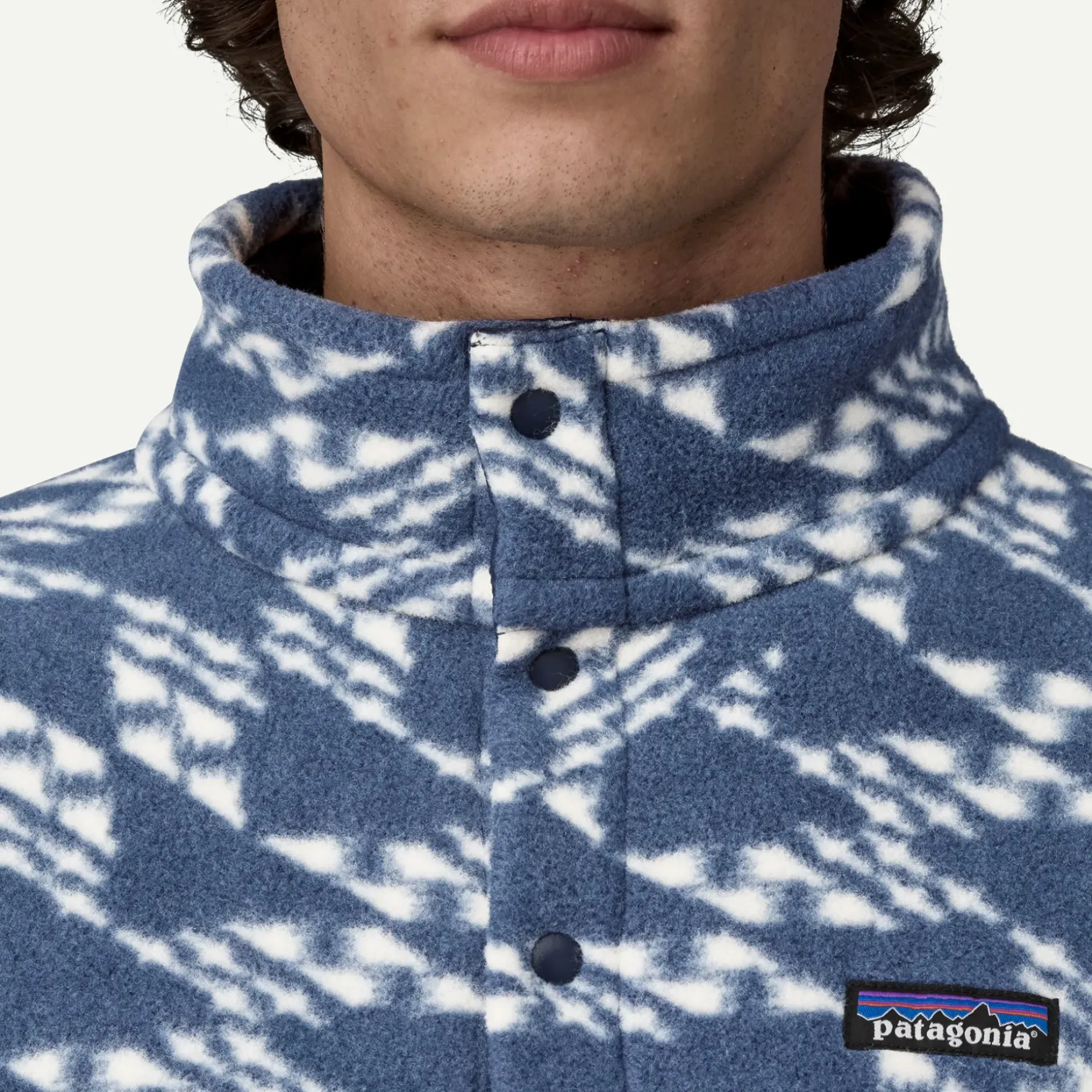 Men's Retro Pile Half-Snap Fleece Pullover Men's|Pullovers