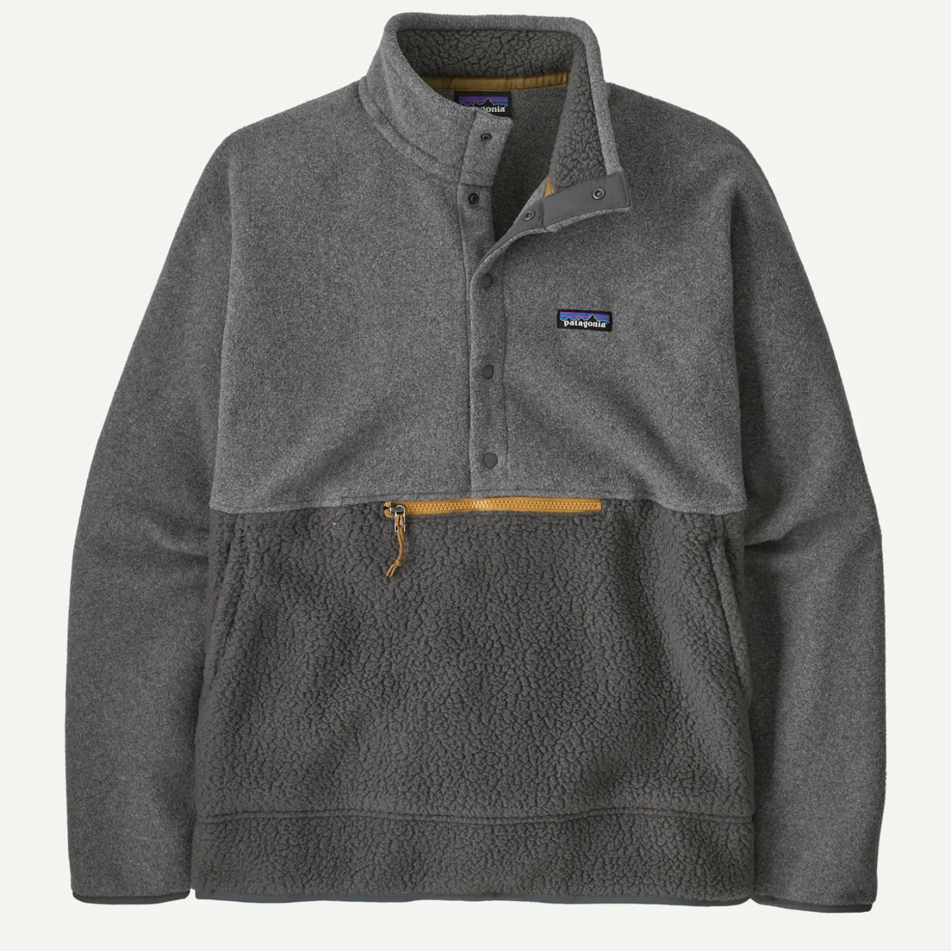 Men's Retro Pile Half-Snap Fleece Pullover Men's|Pullovers