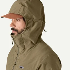 Clearance Men's R1&reg; TechFace Fitz Roy Trout Hoody Shop Men’S|Technical Fleece