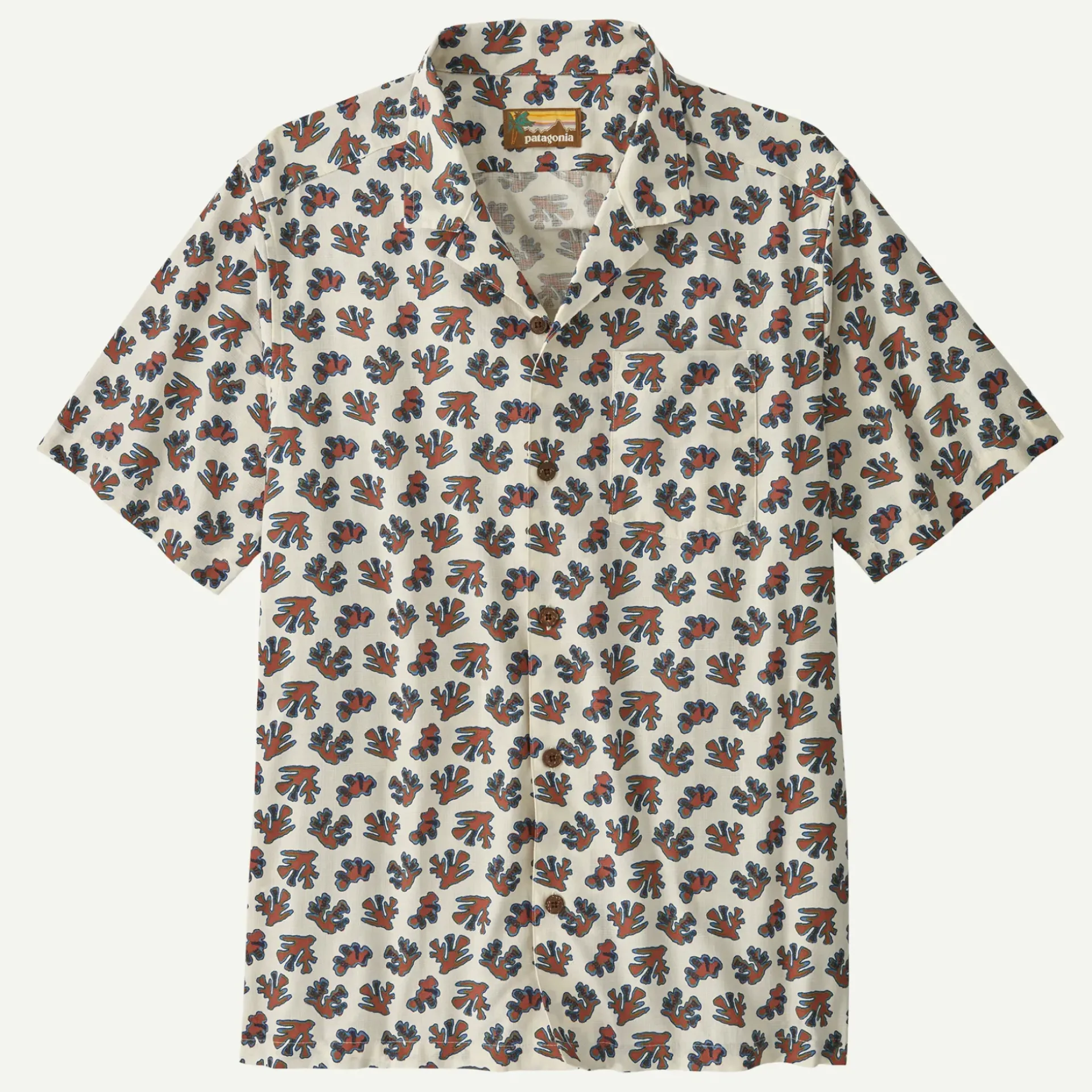 Outlet Men's Tidal Threads Camp Shirt Button Down|Long Sleeve