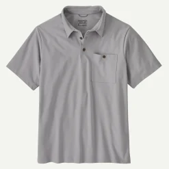 Online Men's Transit Traveler Polo Shirt Button Down|Short Sleeve