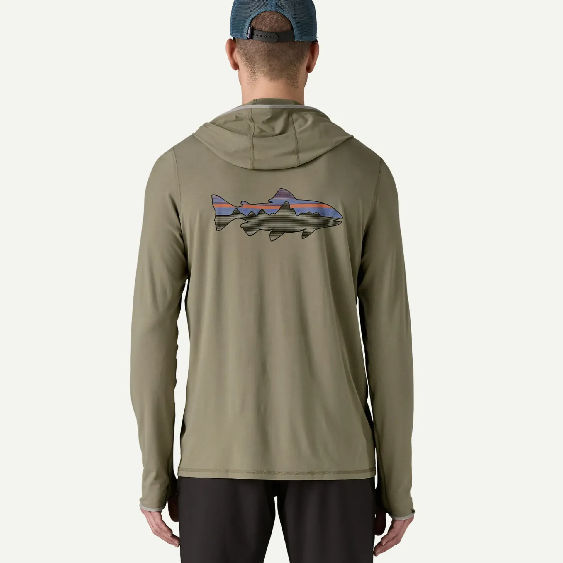 Online Men's Tropic Comfort Natural Graphic Sun Hoody Shop Men’S|Long Sleeve
