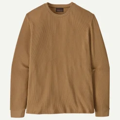 Discount Men's Work Waffle Crewneck T-Shirts|Long Sleeve