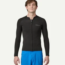 Sale Men's Yulex® Regulator® Lite Front-Zip Long-Sleeved Wetsuit Top Shop Men’S|Men's Wetsuits