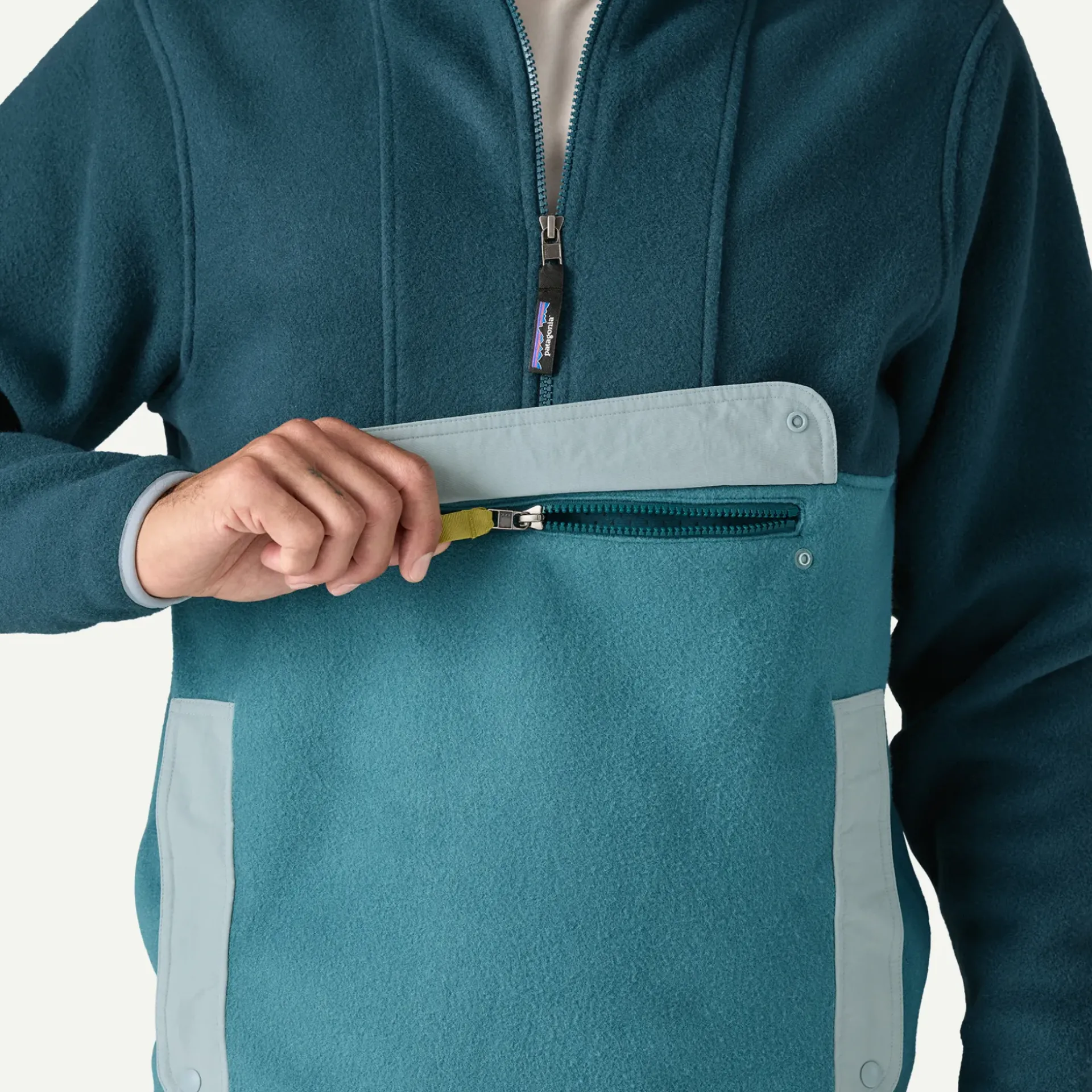 Hot Synchilla® Fleece Anorak Pullover Men's|Pullovers