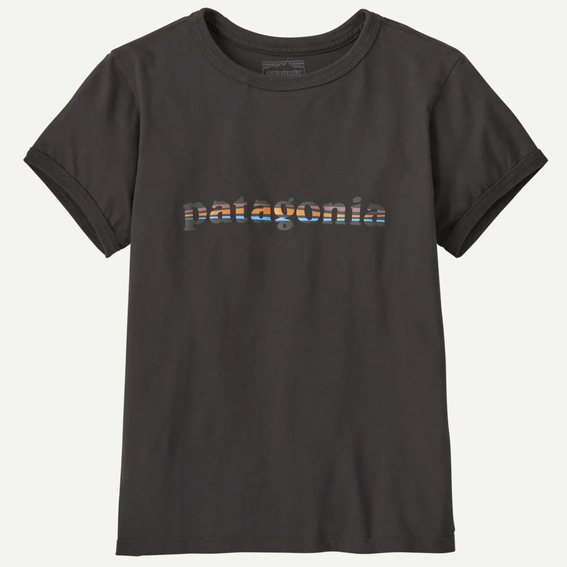 Online Women's '73 Text Logo Organic Ringer Tee Women T-Shirts|Short Sleeve