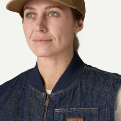 Clearance Women's Insulated Work Denim Vest Women Vests|Casual