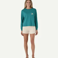 Discount Women's Long-Sleeved Applied Imagination Easy-Cut Organic Pocket T-Shirt Women T-Shirts|Long Sleeve