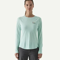 Discount Women's Long-Sleeved Capilene&reg; Cool Trail Graphic Shirt Women Shop Women’S|Tech Tees