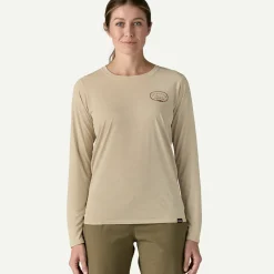Outlet Women's Long-Sleeved Capilene® Cool Daily Graphic Shirt - Lands Women Shop Women’S|Shop Women’S