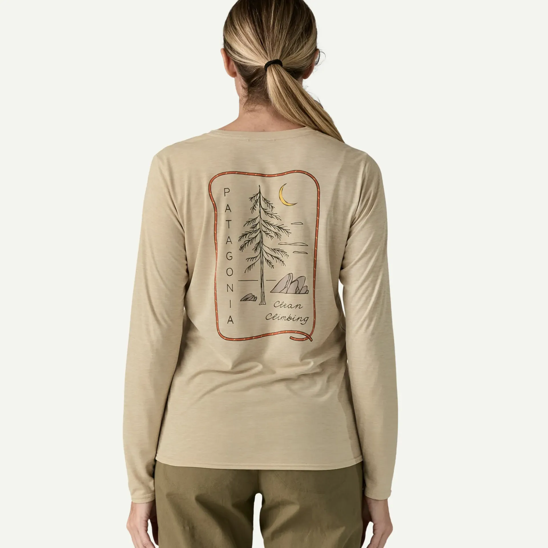 Outlet Women's Long-Sleeved Capilene® Cool Daily Graphic Shirt - Lands Women Shop Women’S|Shop Women’S