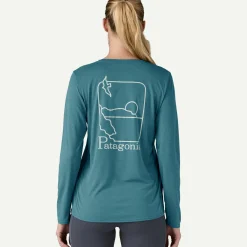 Outlet Women's Long-Sleeved Capilene® Cool Daily Graphic Shirt - Waters Women Shop Women’S|Shop Women’S