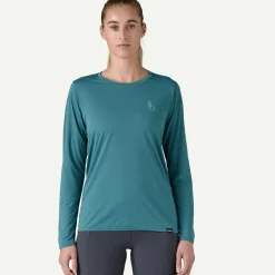 Outlet Women's Long-Sleeved Capilene® Cool Daily Graphic Shirt - Waters Women Shop Women’S|Shop Women’S