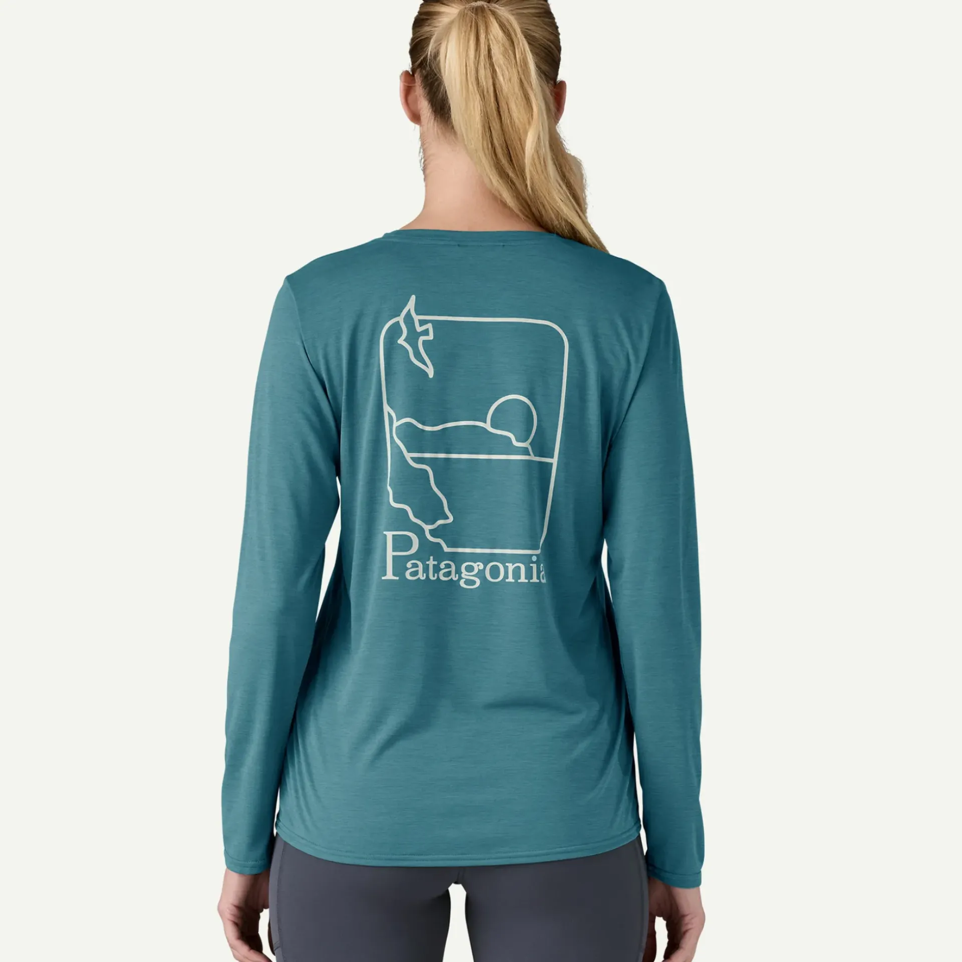 Outlet Women's Long-Sleeved Capilene® Cool Daily Graphic Shirt - Waters Women Shop Women’S|Shop Women’S