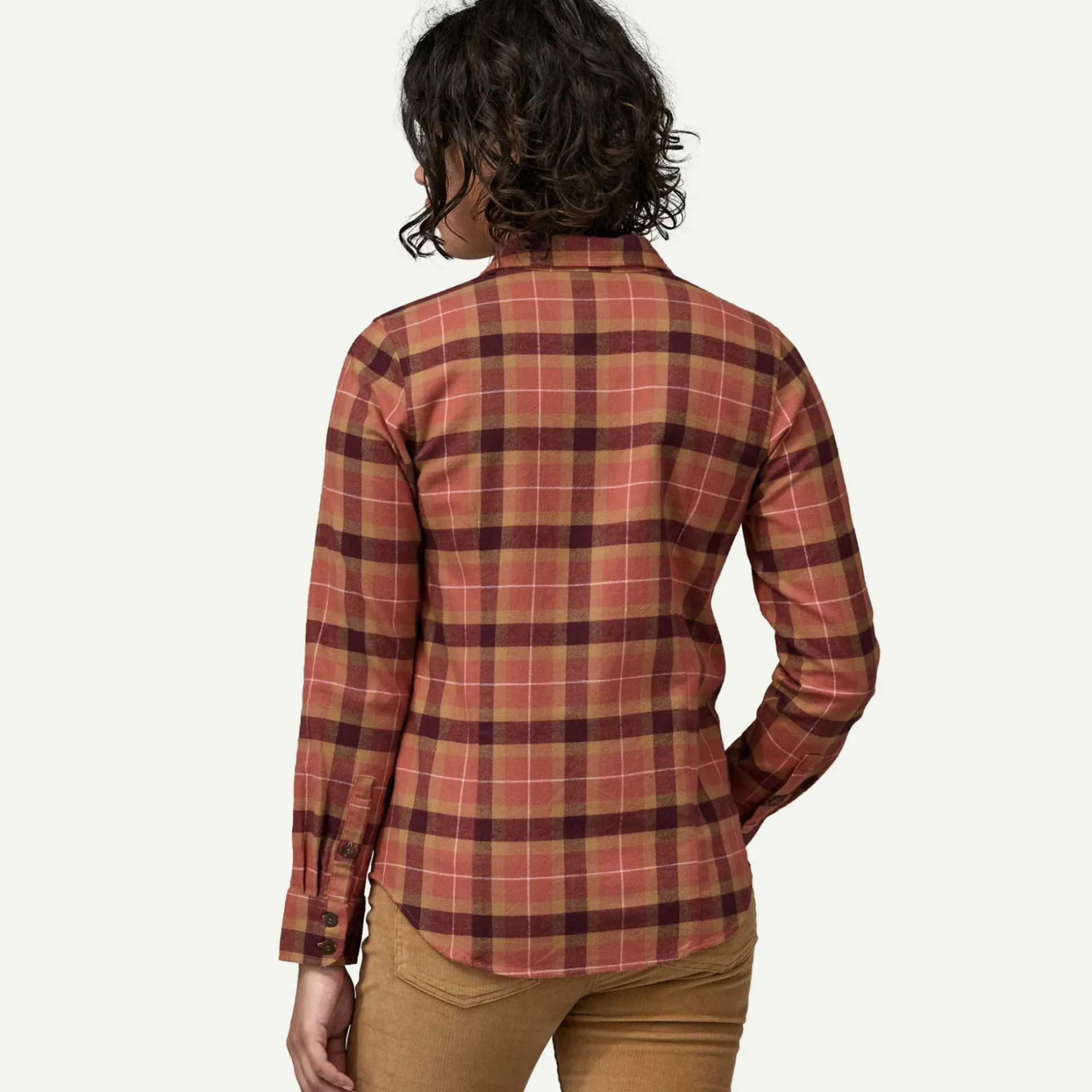 Hot Women's Long-Sleeved Organic Cotton Midweight Fjord Flannel Shirt Women Women’S|Button Down