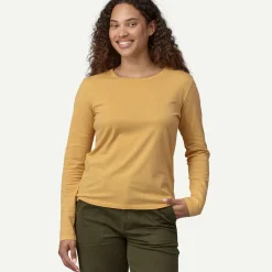 Sale Women's Long-Sleeved Regenerative Organic Certified® Cotton Tee Women Women’S|T-Shirts