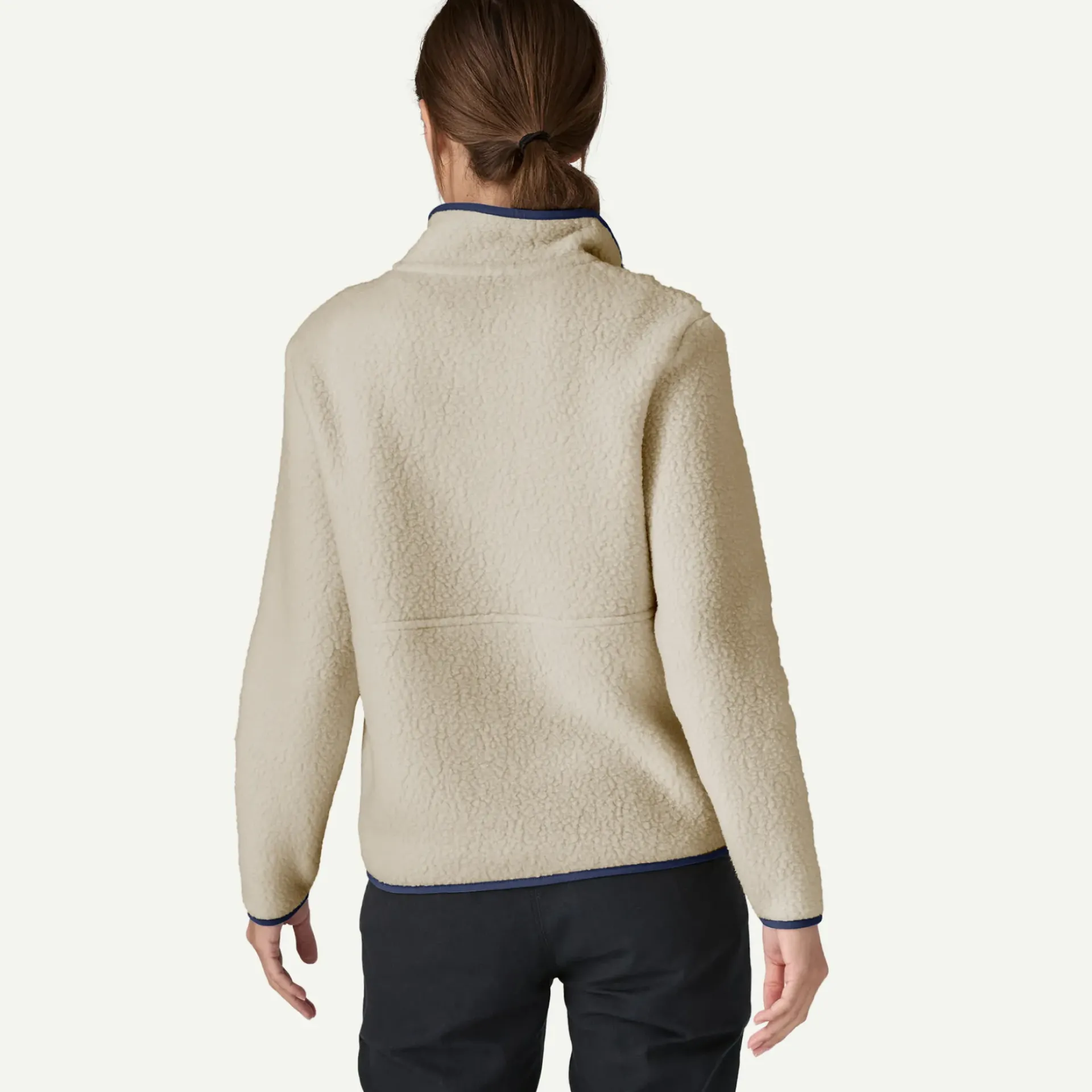 Women's Retro Pile Fleece Marsupial Pullover Women Women’S|Pullovers