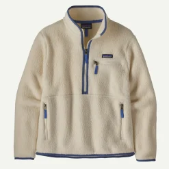 Women's Retro Pile Fleece Marsupial Pullover Women Women’S|Pullovers