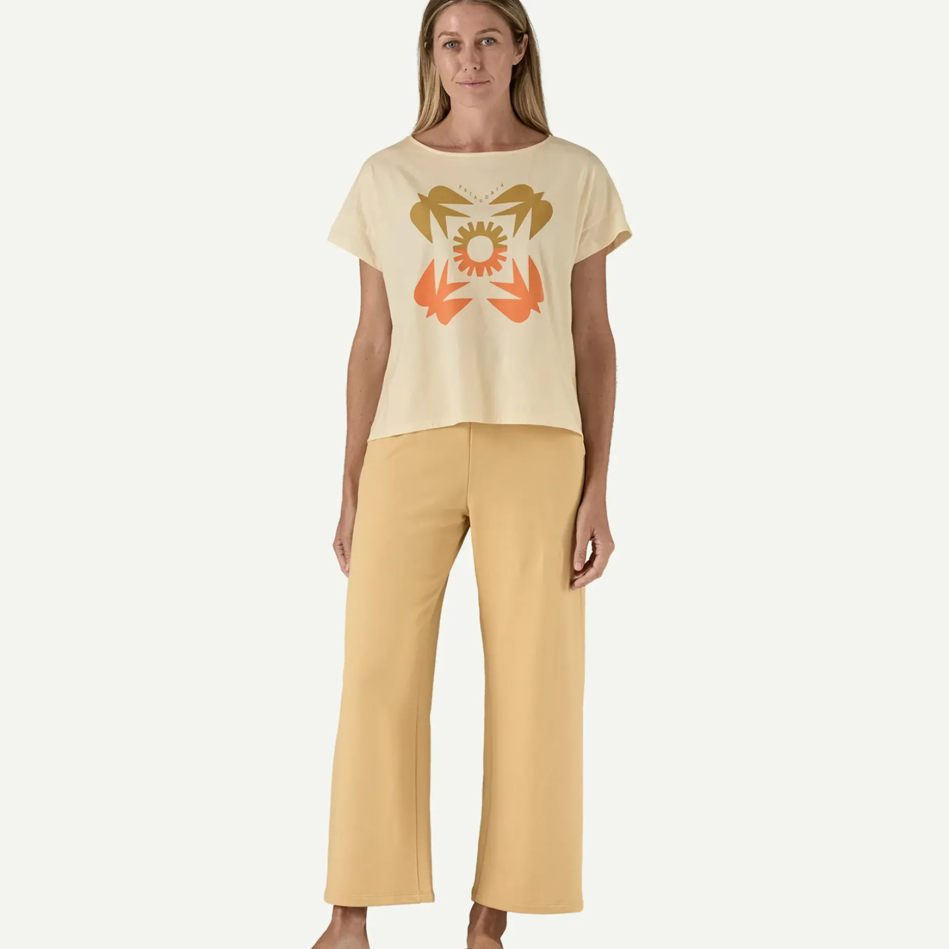 Women's Sunfirst Relaxed Drop-Sleeve Organic T-Shirt Women T-Shirts|Short Sleeve