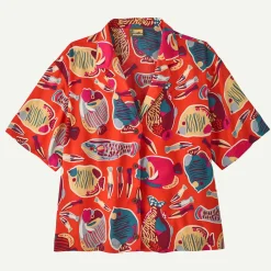 Women's Tidal Threads Shirt Women Button Down|Short Sleeve