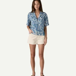 Women's Tidal Threads Shirt Women Button Down|Short Sleeve