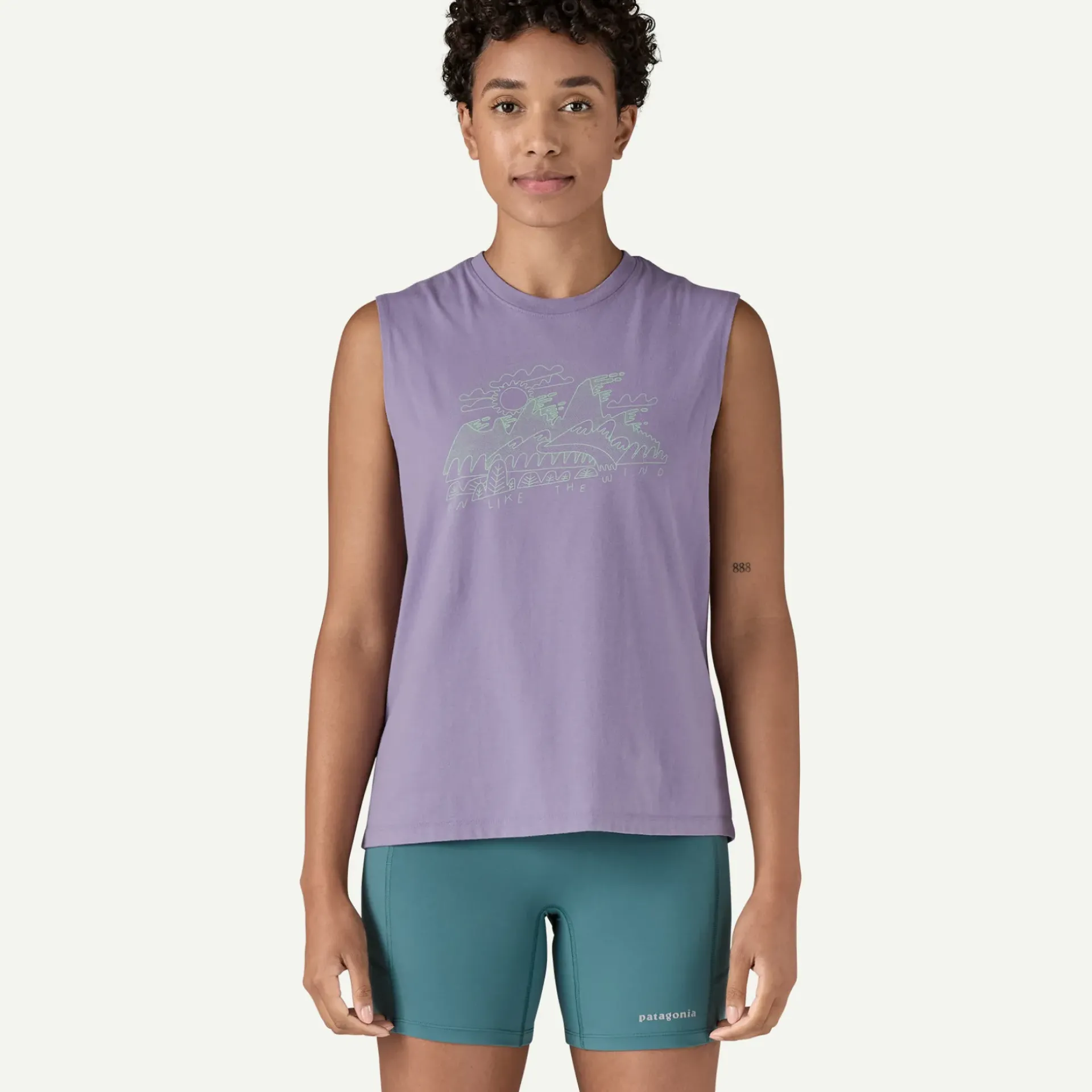 Clearance Women's Wind Runner Boxy Organic Tank Top Women T-Shirts|Short Sleeve